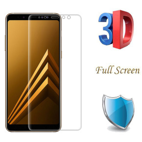 Скрийн протектор от закалено стъкло за 3D FULL SCREEN извит за Samsung Galaxy S9 Plus G965 с прозрачен кант